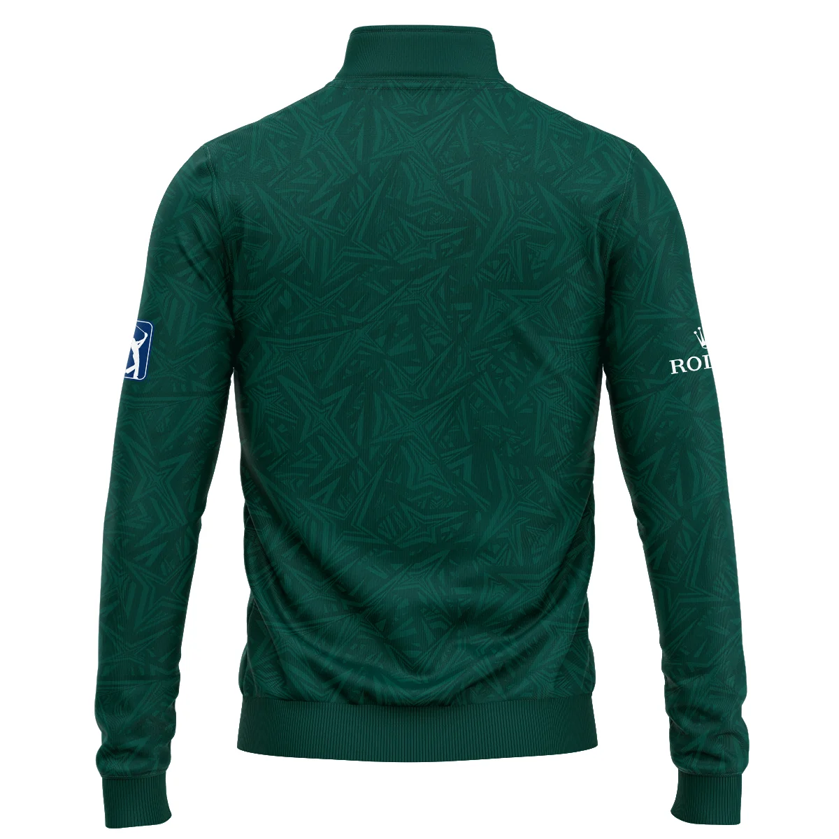 Stars Dark Green Abstract Sport Masters Tournament Rolex Quarter Zip Sweatshirt Style Classic Quarter Zip Sweatshirt - Image 2