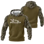Oneida Eagle Bows Hoodie Quilted Waffle Designed for True Fans QTAR030126A2OEB