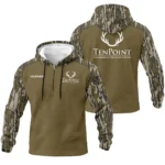 TenPoint Crossbows 1/4 Zipper Hoodie Designed for True Fans QTAR130125A1TEN