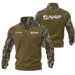 NAP - New Archery Products Quarter Zip Sweatshirt Quilted Waffle Designed for True Fans QTAR170125A1NAP