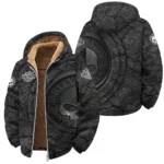 Harley-Davidson Motorcycle Stone & Steel Winter Fleece Jacket Gift Fan Love QTVA2712HLC09-WSFJ