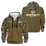 Barnett Crossbows Hoodie Half Zipper Designed for True Fans QTAR030126A1BAR