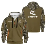 Hoyt Archery Hoodie Half Zipper Designed for True Fans QTAR030126A1HYA