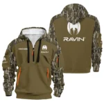 Ravin Crossbows Hoodie Half Zipper Designed for True Fans QTAR030126A1RAV