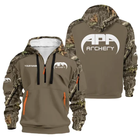 APA Archery Hoodie Half Zipper Designed for True Fans QTAR110125A1APA