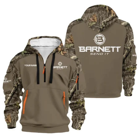 Barnett Crossbows Hoodie Half Zipper Designed for True Fans QTAR110125A1BAR