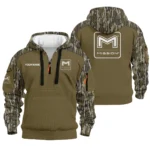Mission Archery (Mathews) Hoodie Half Zip Quilted Waffle All Over Print For True Fans QTAR010525A1MIA