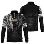 Harley-Davidson Motorcycle Guardian & Fallen Quarter Zip Sweatshirt Gift Fan Love QTVA2712HLC8-QTZ