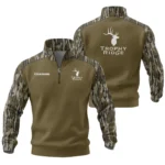 Trophy Ridge Quarter Zip Sweatshirt Designed for True Fans QTAR220125A1SPT