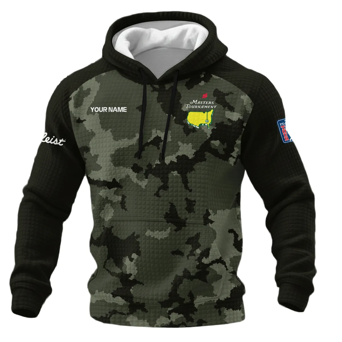 Masters Tournament Titleist Hoodie Quilted Waffle All Over Prints QTMT090226A1TL-HQW