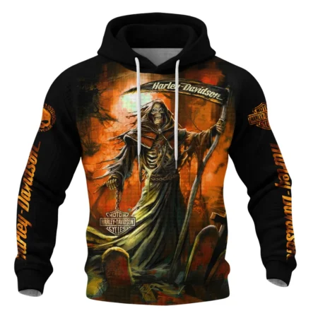 Harley-Davidson Motorcycle Silent Dominion Hoodie Quilted Waffle All Over Prints Gift Fan Love QTVAHL250226A11-HQW