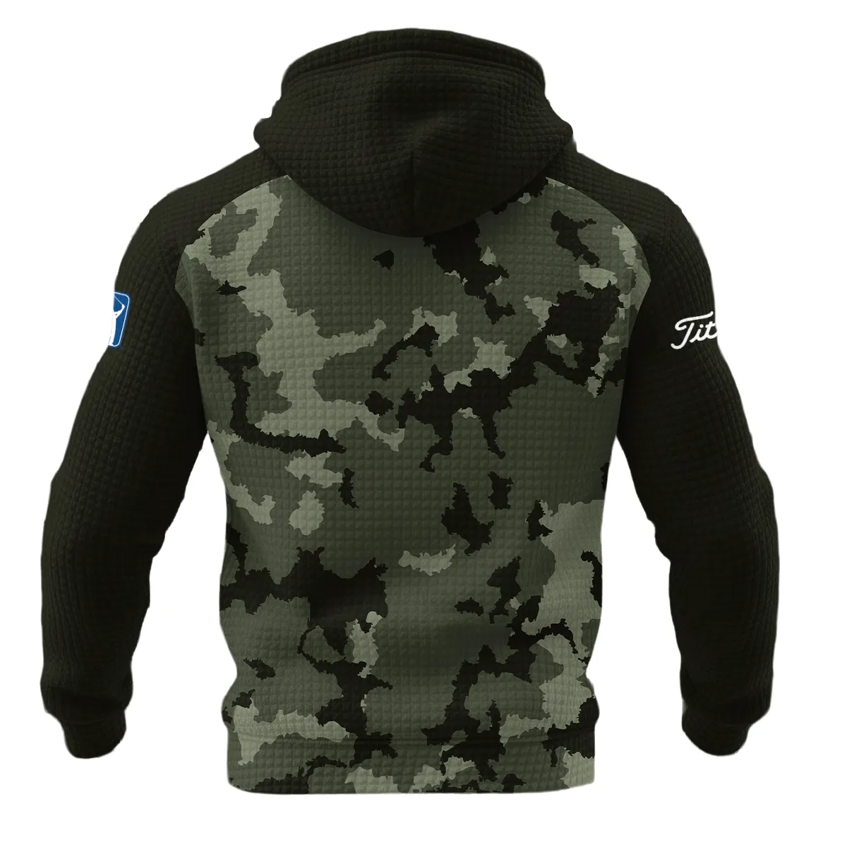 Masters Tournament Titleist Hoodie Quilted Waffle All Over Prints QTMT090226A1TL-HQW - Image 2