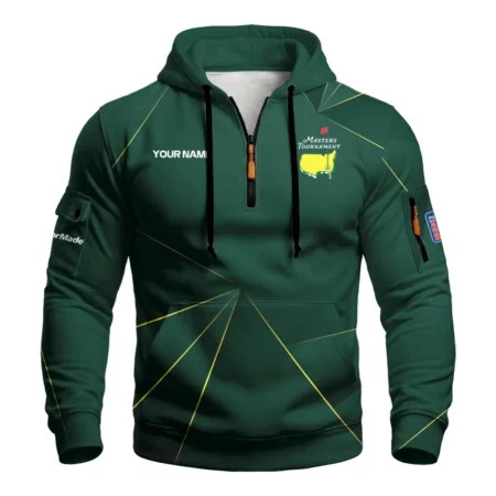 TaylorMade Masters Tournament Zip Neck Hoodie All Over Prints QTMT240225A2TM-ZLU
