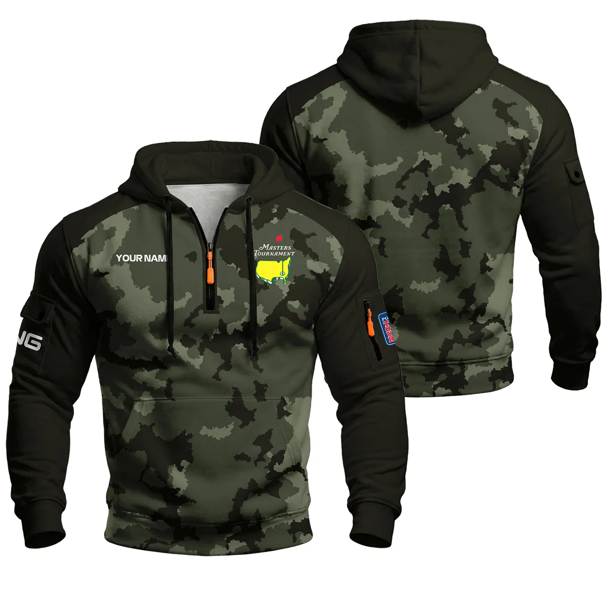 Ping Masters Tournament Zip Neck Hoodie All Over Prints QTMT090226A1PI-ZLU - Image 3