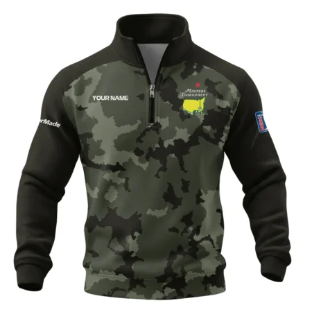 TaylorMade Masters Tournament Quarter Zip Sweatshirt All Over Prints QTMT090226A1TM-QTZ