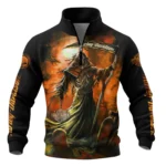 Harley-Davidson Motorcycle Silent Dominion Quarter Zip Sweatshirt All Over Prints Gift Fan Love QTVAHL250226A11-QTZ