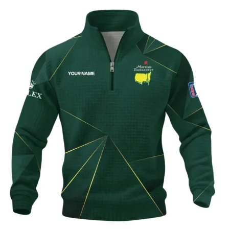 Rolex Masters Tournament Quarter Zip Quilted Waffle All Over Prints QTMT240225A2ROX-QZW