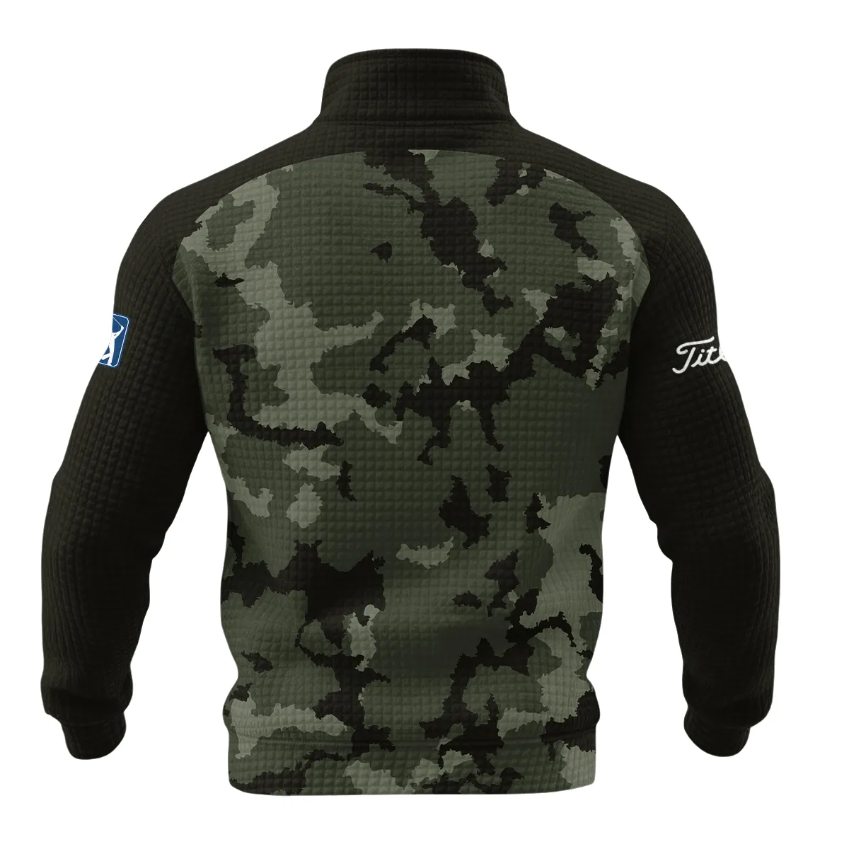 Masters Tournament Titleist Quarter Zip Quilted Waffle All Over Prints QTMT090226A1TL-QZW - Image 2