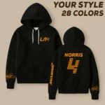 Lando Norris McLaren F1 Fashion Clothing For Racing Fans Unisex Hoodie BLNR25425 - Motorsport Apparel