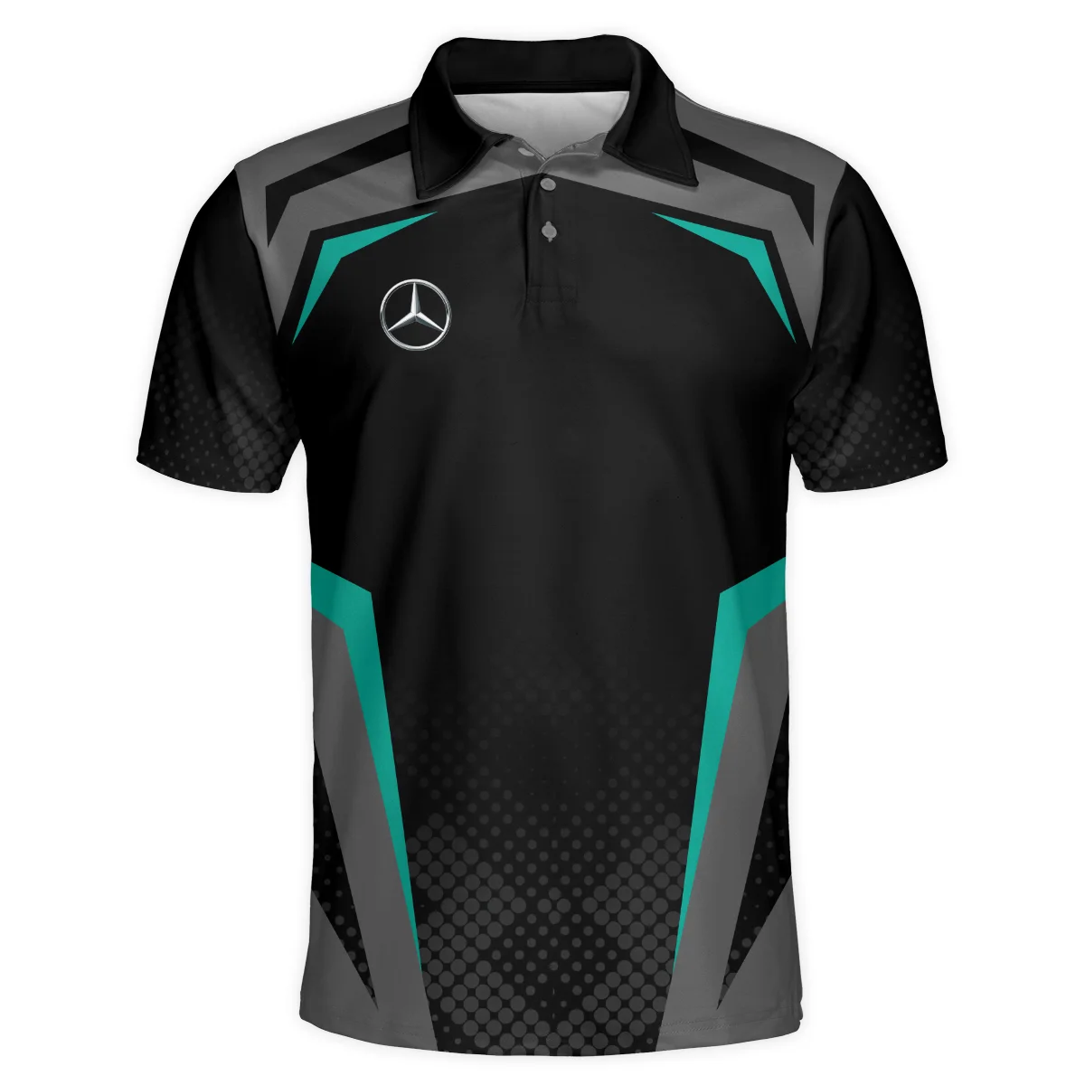 Mercedes F1 Teamwear Polo Shirt BLVA5326A3MERPL - Image 2