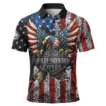 Harley-Davidson Motorcycle American Spirit Polo Shirt All Over Prints Gift Fan Love QTVAHL250226A13-PL