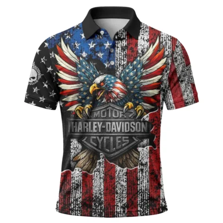 Harley-Davidson Motorcycle American Spirit Polo Shirt All Over Prints Gift Fan Love QTVAHL250226A13-PL