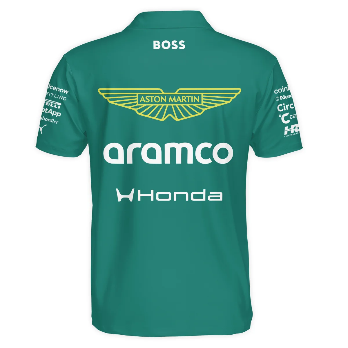 2026 Aston Martin F1 Teamwear Polo Shirt BLVAAM12226A1PL - Image 3