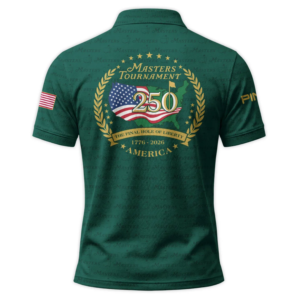 Ping Masters Tournament America 250 Anniversary Polo Shirt QTMT040325A1PI-PL - Image 2