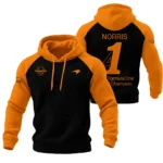 2025 Champion Lando Norris Hoodie Quilted Waffle BLVALN081225BA03