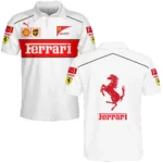 Scuderia Ferrari Racing F1 Polo Shirt All Over Prints BLF1R21325APL - Motorsport Apparel