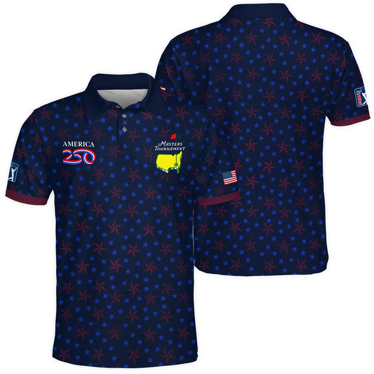 Masters Tournament x America250 Polo Shirt BLF4326A1PL - Image 3