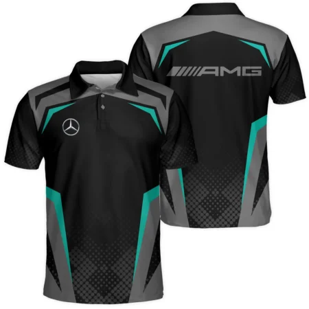 Mercedes F1 Teamwear Polo Shirt BLVA5326A3MERPL - Racing Lifestyle Clothing