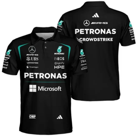 2026 Mercedes F1 Teamwear Polo Shirt BLVAMER1226A4PL - Race Day Outfit