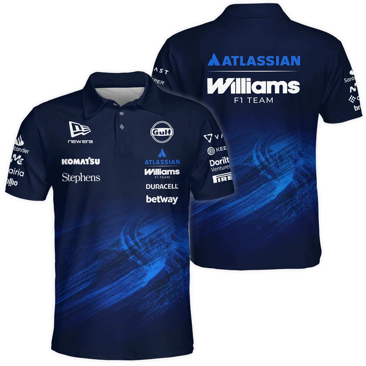 2026 Williams F1 Teamwear Polo Shirt BLVAWIL1226A1PL