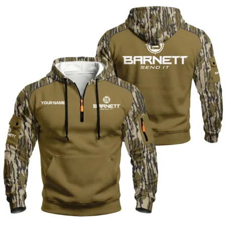 Barnett Crossbows Zip Neck Hoodie Designed for True Fans QTAR070225A1BAR