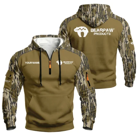 Bearpaw Products Zip Neck Hoodie Designed for True Fans QTAR070225A1BPP