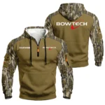 Bowtech Archery Zip Neck Hoodie Designed for True Fans QTAR070225A1BWT