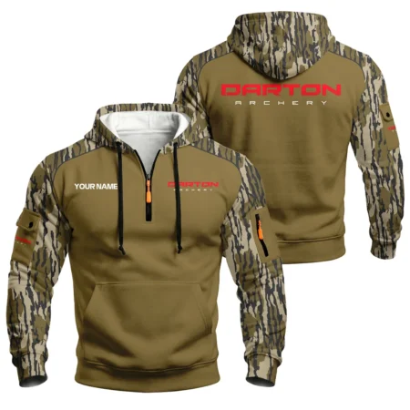 Darton Archery Zip Neck Hoodie Designed for True Fans QTAR070225A1DAR