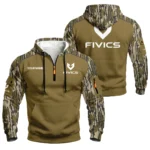 Fivics Archery Zip Neck Hoodie Designed for True Fans QTAR070225A1FIV