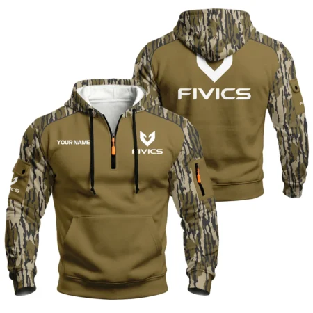 Fivics Archery Zip Neck Hoodie Designed for True Fans QTAR070225A1FIV