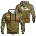 Oneida Eagle Bows Zip Neck Hoodie Designed for True Fans QTAR070225A1OEB