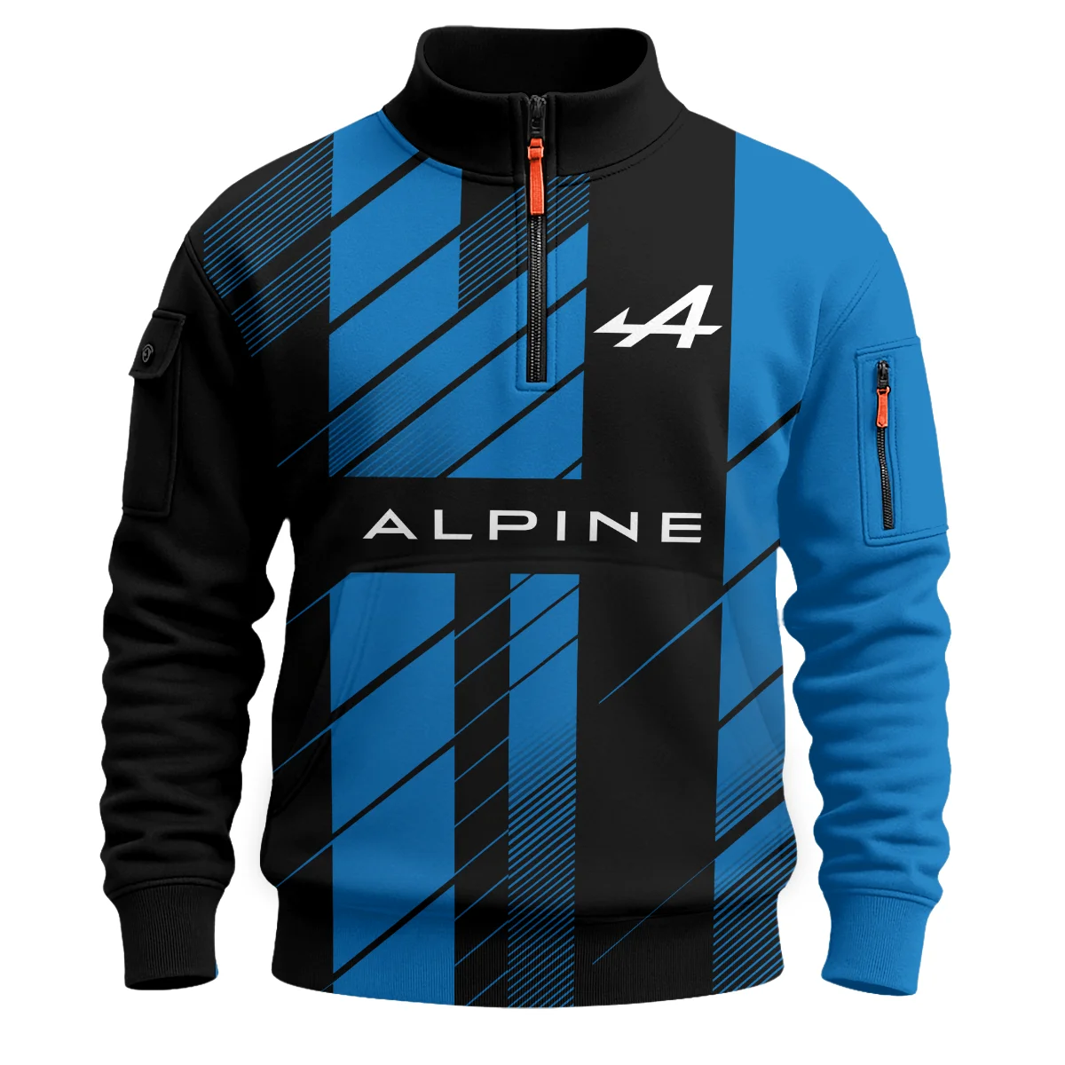 Alpine F1 Teamwear Sweatshirt Zipper BLVA5326A2ALPSHZ - Image 2