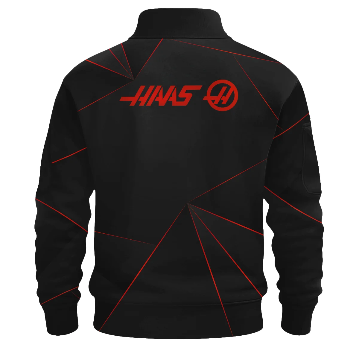 Haas F1 Teamwear Sweatshirt Zipper BL8326A1HAASSHZ - Image 3