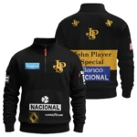 1985 Ayrton Senna John Player Special - Lotus F1 Sweatshirt Zipper BL3725A4SHZ - Motorsport Apparel