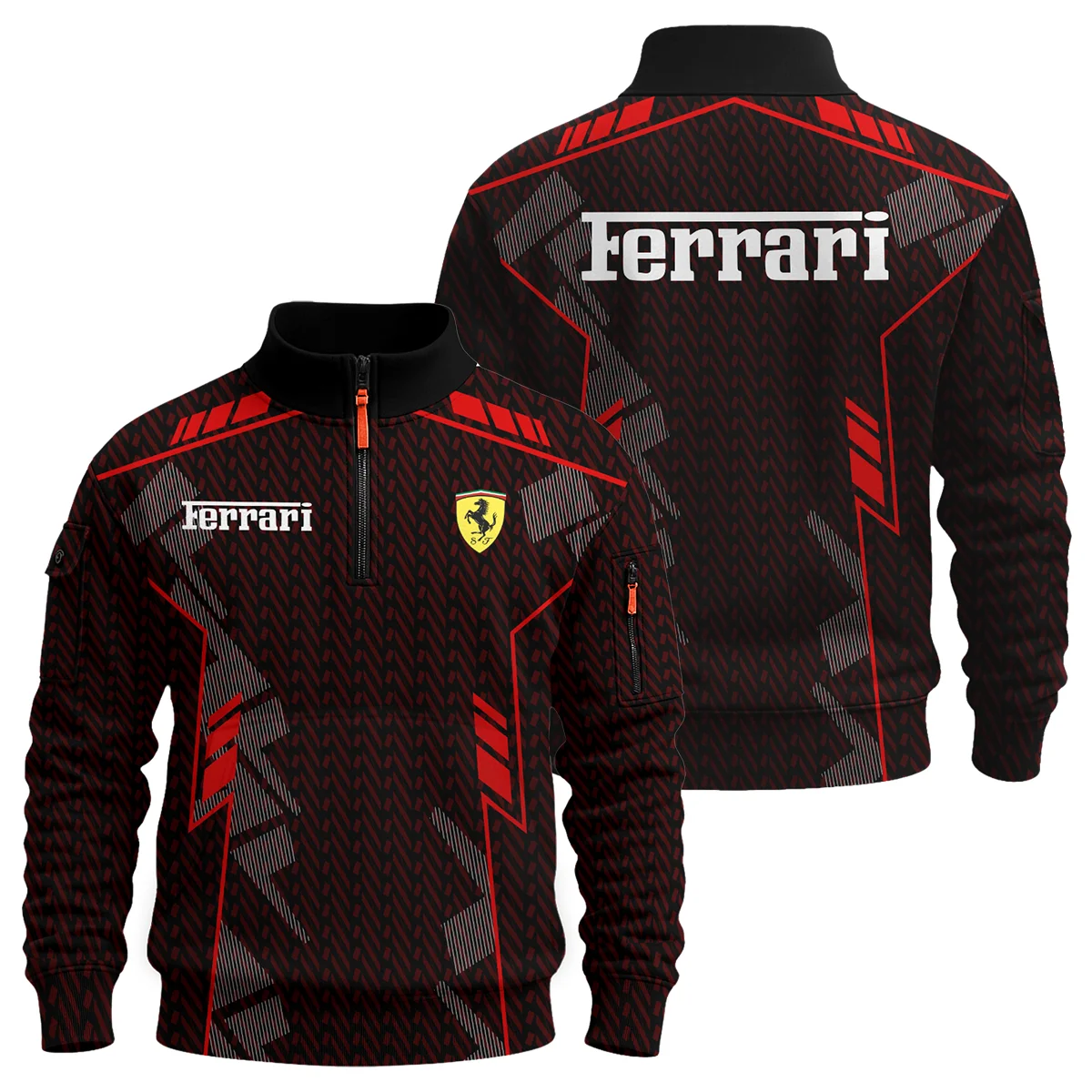 Ferrari F1 Teamwear Sweatshirt Zipper BLVA5326A1FRRSHZ