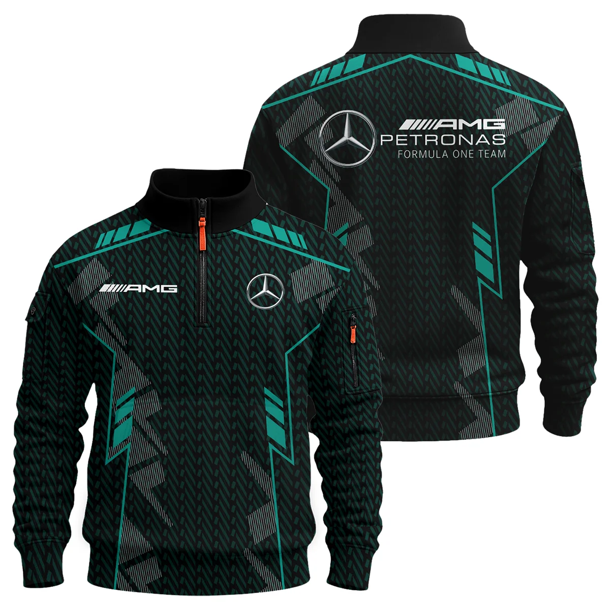 Mercedes F1 Teamwear Sweatshirt Zipper BLVA5326A1MERSHZ