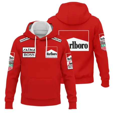 1985 Alain Prost Racing Suit McLaren F1 Team Hoodie BLVAAP070725A04HD - Race Day Design