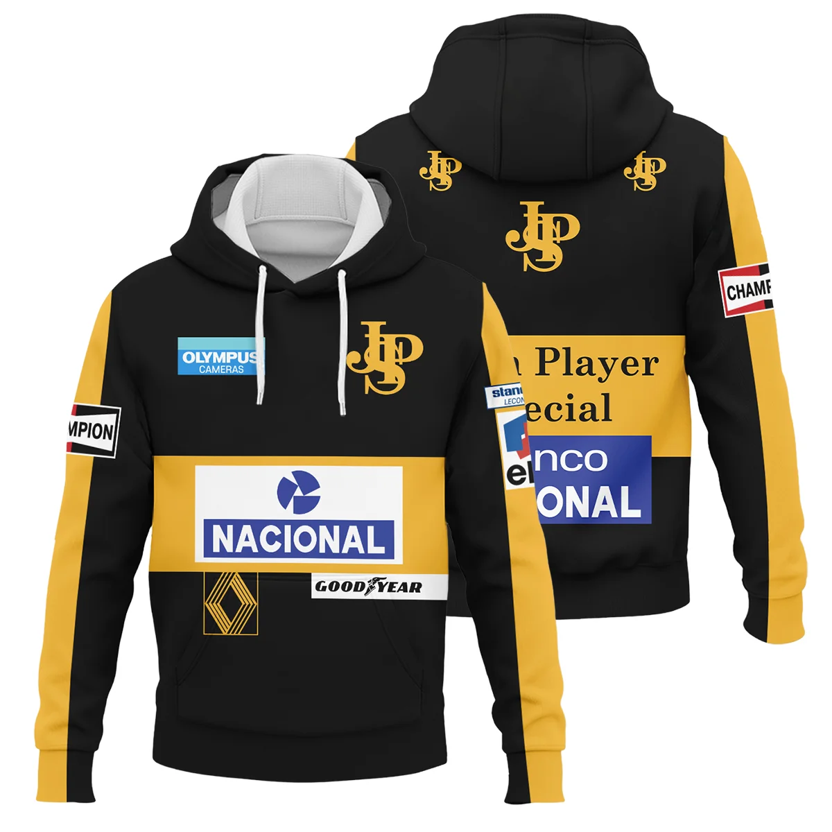 1985 Ayrton Senna John Player Special - Lotus F1 Racing Team Hoodie BL3725A4HD - F1 Fan Gear