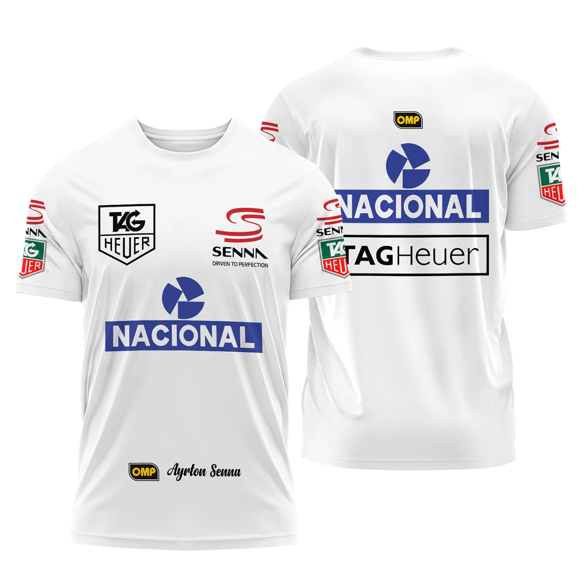 1985 Ayrton Senna John Player Special Lotus F1 Racing Team T-Shirt BL3725A3TS - Race Day Design