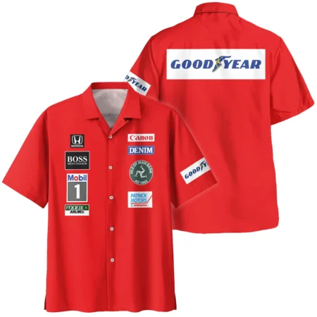 1985 Nigel Mansell Racing Suit Williams F1 Hawaiian Shirt BLNM29725A3HW - Formula Racing Apparel